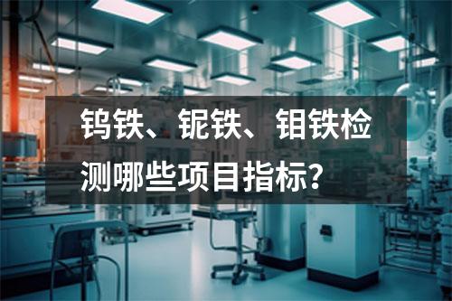 钨铁、铌铁、钼铁检测哪些项目指标？